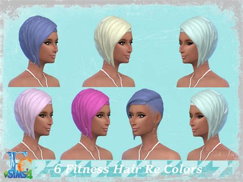 Fitness Hair Re Color The Sims 4 Catalog