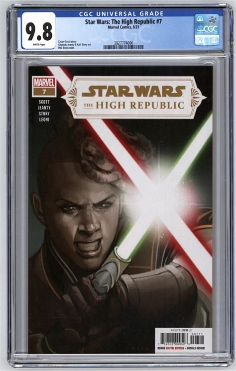 Star Wars The High Republic 7 Cgc 98 1st App Of Darth Krall And Orla