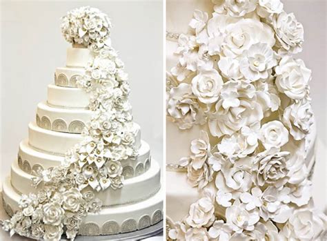 Estimates put the total between $2 million and $5 million, including $750,000 for catering, $250,000 for flowers, and another $250,000 for the rehearsal dinner. Wedding Cake Costs, 4 Celebrity Cake Prices Over $10,000 | BakeCalc