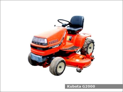 Tracteur De Jardin Kubota G2000 Revue Et Spécifications Jumbuck