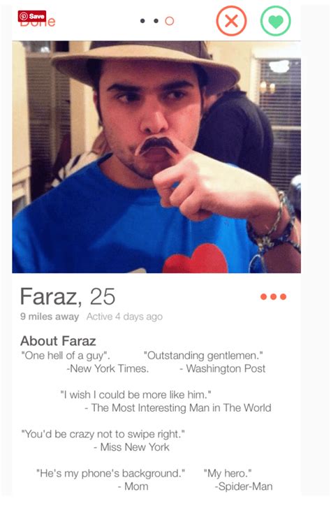 Funny Tinder Profile With Images Funny Tinder Profiles Tinder
