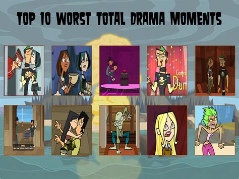 Top 10 Worst Total Drama Moments By Air30002 By Air30002 On Deviantart