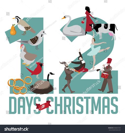 All Twelve Days Of Christmas Stock Photo 506067253 Shutterstock