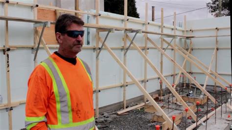 Zont Insulated Concrete Form Bracing Sed Construction Timelapse