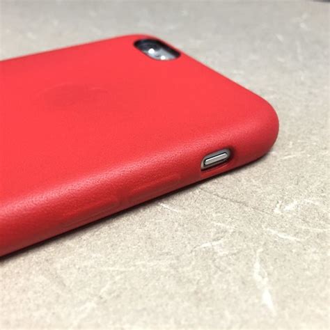 New Product Red Iphone 6 Leather Case 2 Weeks Of Use Yanki01