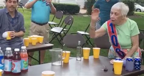 100 year old grandma kicks ass at beer pong thrillist