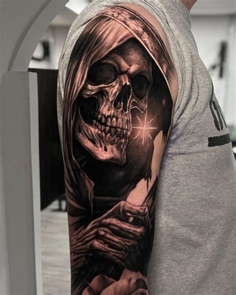 Scary Grim Reaper Tattoos