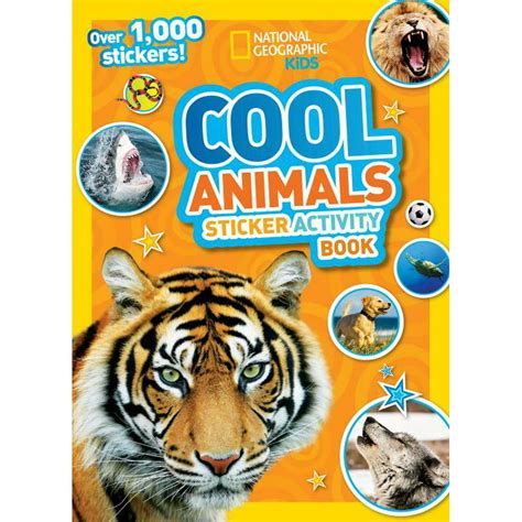 Cool Animals Sticker Activity Book With Stickers Paperback