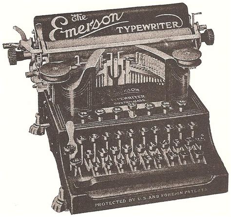 Oztypewriter The Emerson The Enigma Of Typewriters