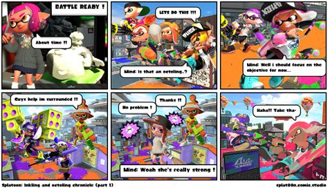 Splatoon Inkling And Octoling Chronicle Part 1 Comic Studio