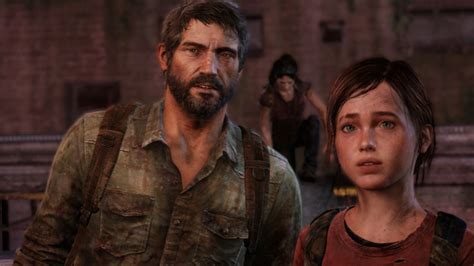 the last of us tv series image has joel and ellie avoiding a clicker