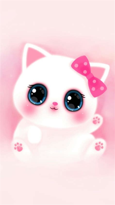 Pink Cute Girly Cat Melody Iphone Wallpaper Wallpaper Kawaii