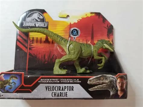 Velociraptor Charlie Jurassic World Savage Strike Dinosaur Figure Mattel Gjn92 1310 Picclick