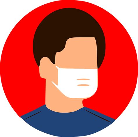 Paling sering pakai masker kain minimal dua lapis. Virus Corona Gambar Kartun Orang Pakai Masker Png | Ideku Unik