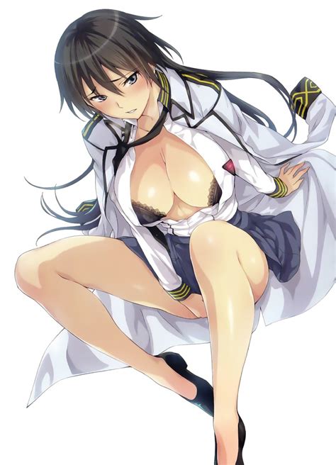 Hisasi Hida Reiri Masou Gakuen Hxh Highres 1girl Arm Support