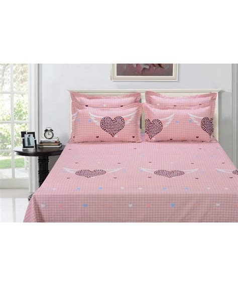 Multicolor Checked Bed Sheets 1800homeline 2909140