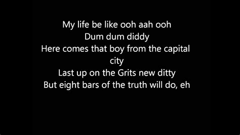 Ooh Ahh My Life Be Like Grits With Lyrics Youtube