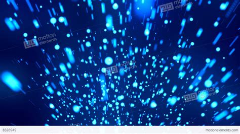 Raining Cinematic Glow Particles 2 Stock Animation 8326949