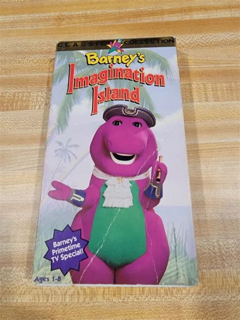 Barney Imagination Island Classic Collection Vhs Video Tape Vtg Sing