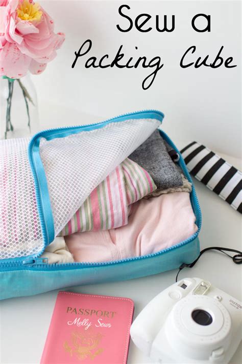 Tutorial Diy Packing Cubes To Organize Your Suitcase Sewing