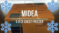 Midea 5 cu ft Chest Freezer UNBOXING!!!
