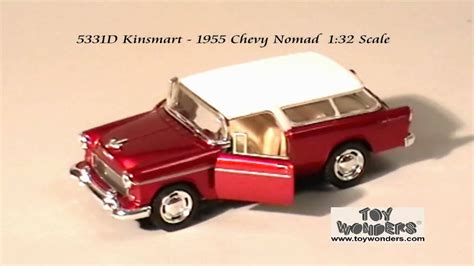 5331d Kinsmart 1955 Chevy Nomad 132 Diecast Wholesalempg Youtube
