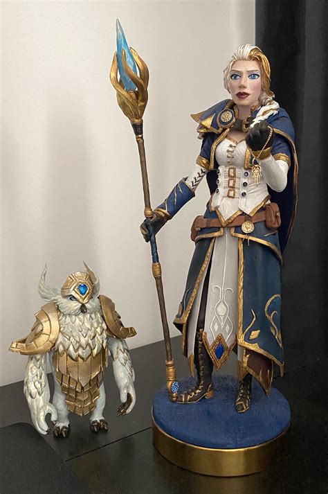 World Of Warcraft Jaina Proudmoore And Kyrian Steward Handsculpted