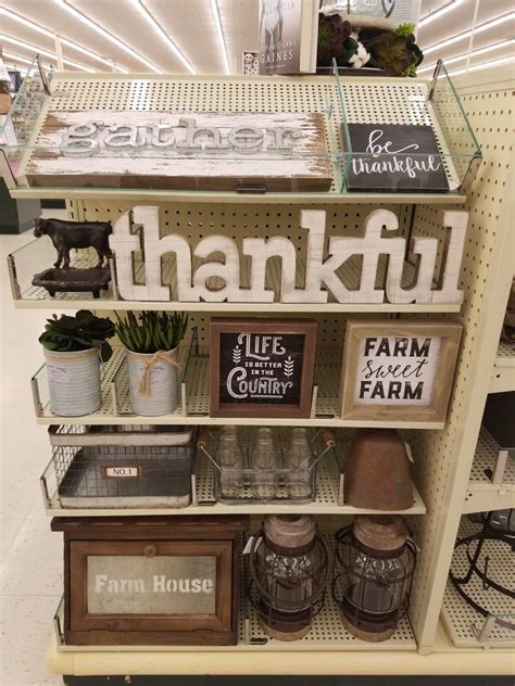 They are cute, but very plain. Farmhouse at Hobby Lobby | Kitchen decor hobby lobby ...