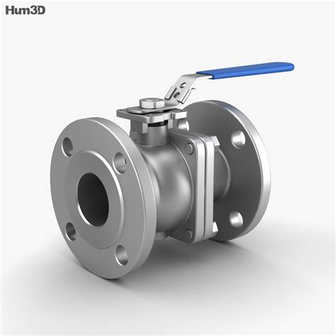 Flanged Ball Valve 3d Model Life And Leisure On Hum3d