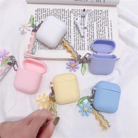 We supply animal airpod case cover such as dolphin，dog, rabbit，fox，frog ect. Flower Decoration Case for AirPods in 2020 | Aesthetic ...