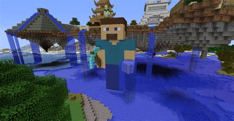 Underwater house, mermaid garden #minecraft #ocean #sea #houses. Minecraft Floating Village Minecraft Project