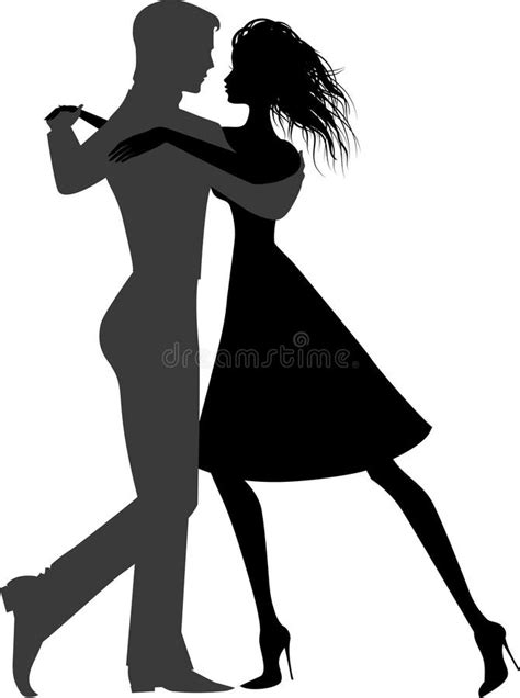 Dancing Couple Stock Vector Illustration Of Movement 46984783