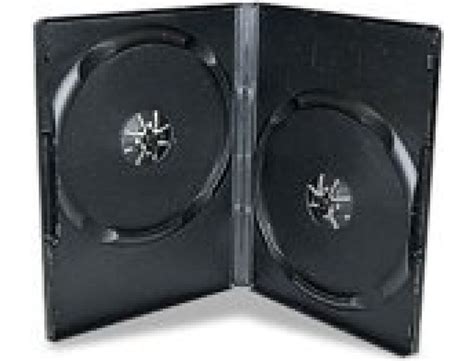 Double Black Standard 14mm Dvd Storage Cases 10 Box