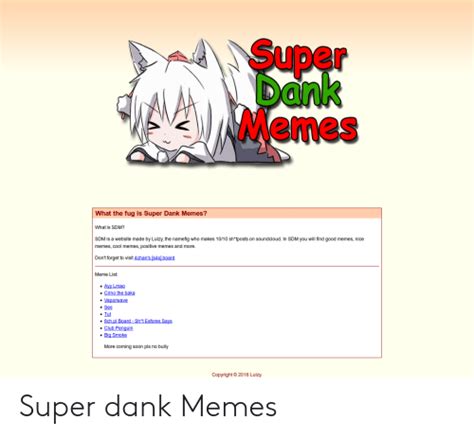 Super Dank Memes What The Fug Is Super Dank Memes What Is Sdm Sdm Is