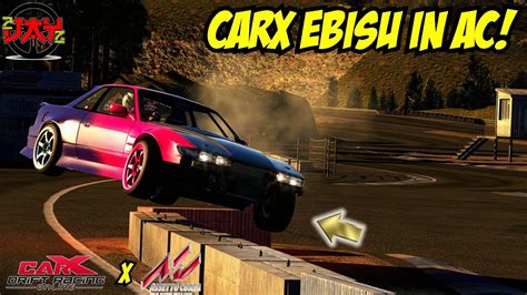 NEW IMPROVED CarX Drift Tracks Now On Assetto Corsa Nissan PS13