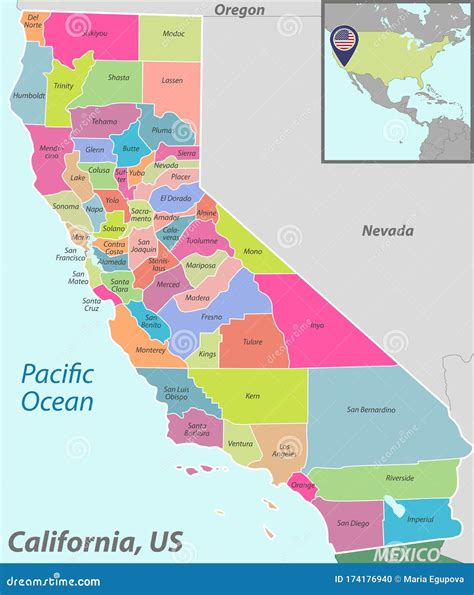 legibilidad mirar fijamente floración estado de california mapa ventana mental mar mediterráneo