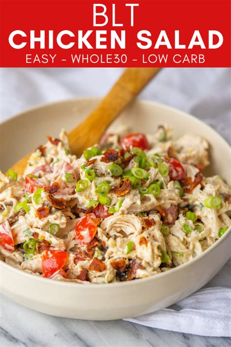 This Whole30 Blt Chicken Salad Is The Kind Of Quick And Easy Lunch That