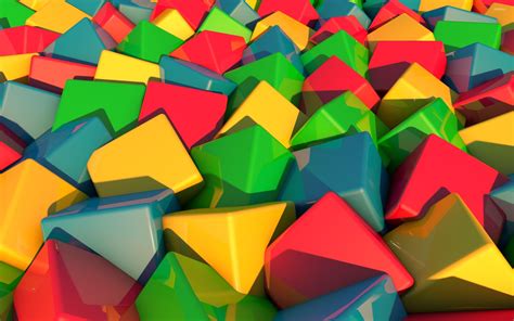 Multicolored cubes [2] wallpaper - 3D wallpapers - #20921