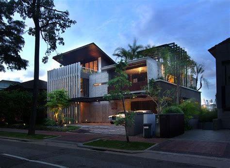 Tropical Architecture House Modern Tropical House Facade Architecture
