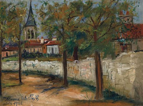 Maurice Utrillo 1883 1955 Eglise De Campagne Christies