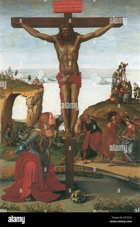 The Crucifixion With Mary Magdalene Museum Galleria Degli Uffizi