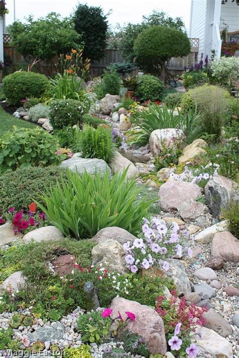 42 Inspiring Rock Garden Landscaping Ideas Дизайн сада камней Идеи