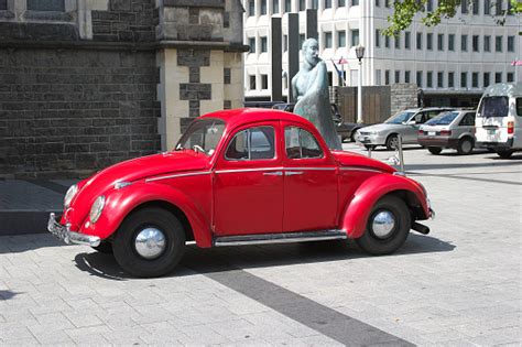 Auckland New Zealand Vw Beetle Car With Two Front Ends Stock Photo