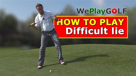 Golf Tip How To Play A Golf Ball Below The Feet In An Uphill Lie