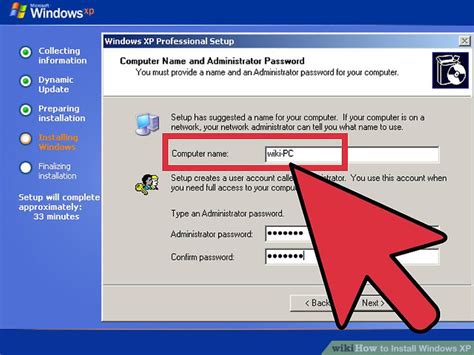 On the classic logon screen, you should. How to Install Windows XP (with Pictures) - wikiHow