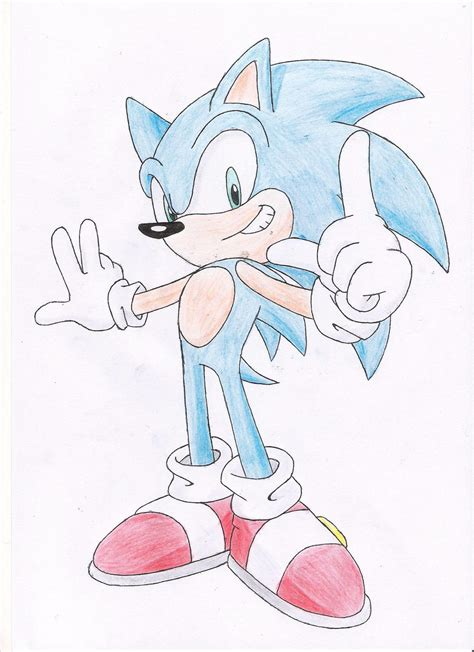 Sonic The Hedgehog Drawing Day By Nothing111111 On Deviantart