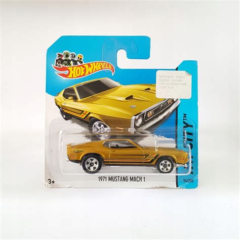 Hot Wheels 71 Ford Mustang Mach 1 1971 12537236634 Oficjalne