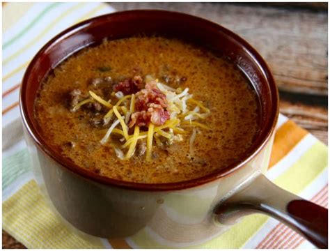 We would like to show you a description here but the site won't allow us. Easy Bacon Cheeseburger Soup (Keto Friendly Recipe ...