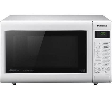 Panasonic 27 Litre 1000w Slimline Touch Combination Microwave White