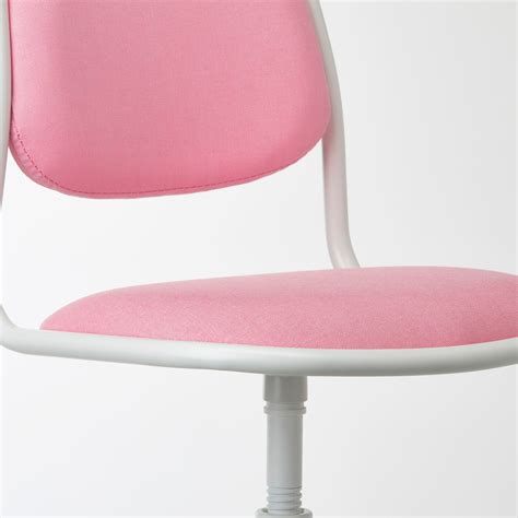 ÖrfjÄll Childrens Desk Chair White Vissle Pink Ikea